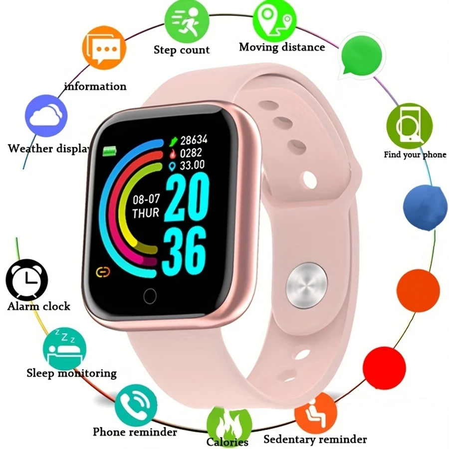 Reloj inteligente, pulsera con mensaje, monitor de actividad física
