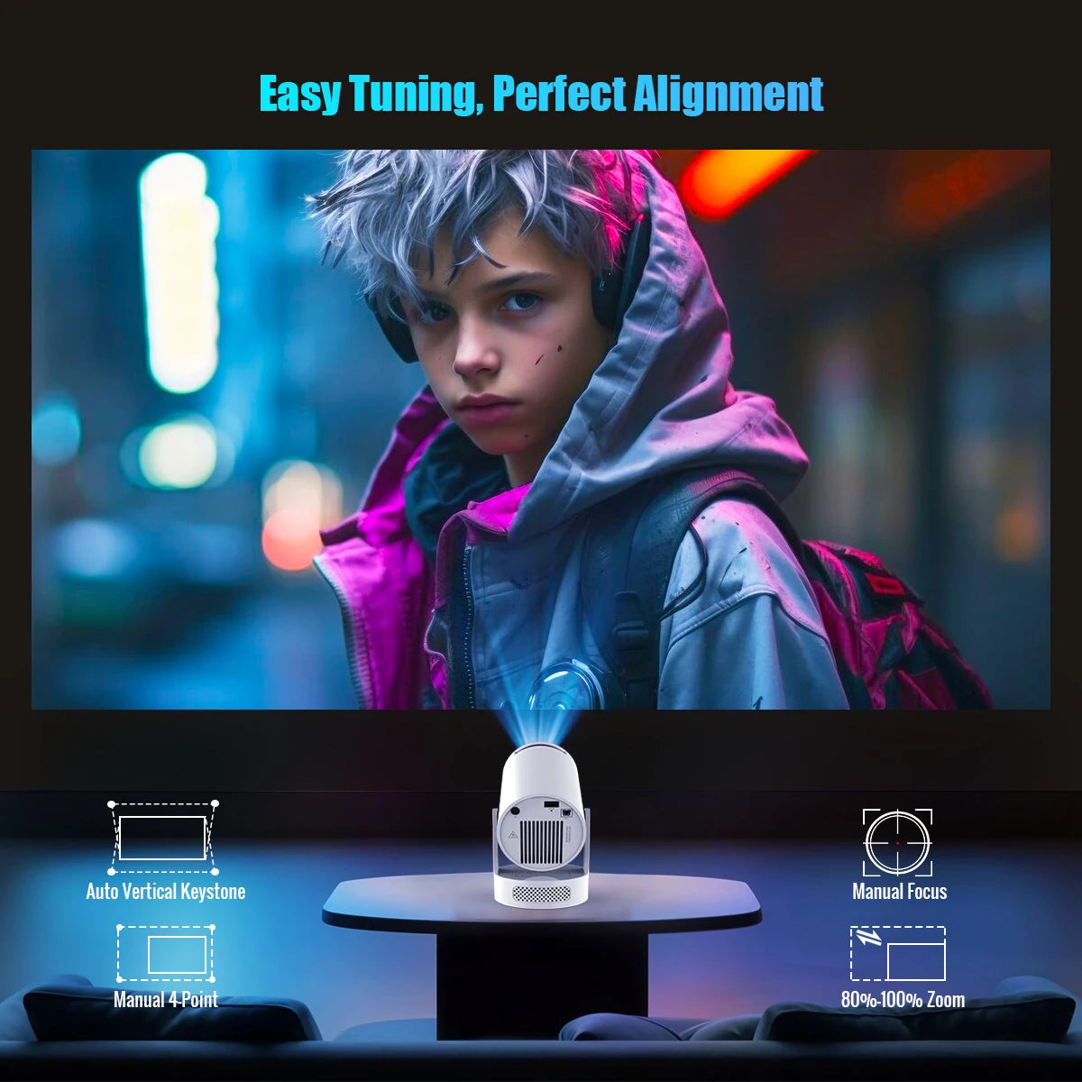 Mini proyector cine Pro